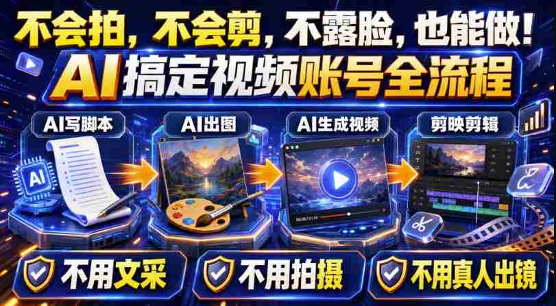 AI短视频起号实战项目，用AI做视频起号，45天涨粉12W，一条广告8.5k，广告接到手软，引流、变现两不误！-任任的小木屋 - 热点知汇