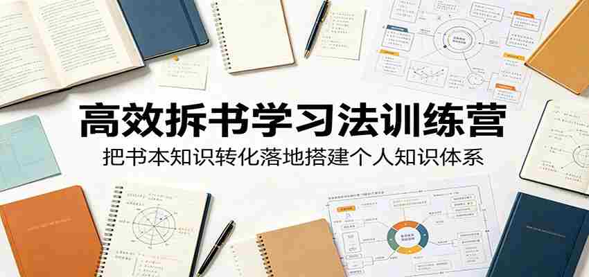 高效拆书学习法训练营，把书本知识转化落地搭建个人知识体系-任任的小木屋 - 热点知汇