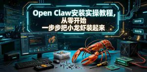 Open Claw安装实操教程,从零开始一步步一步步把小龙虾装起来-任任的小木屋 - 热点知汇