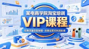 某电商学院淘宝培训VIP课程，各种经典有用的流量获取秘籍，改善运营产品没利润的处境（2026年6月）-任任的小木屋 - 热点知汇