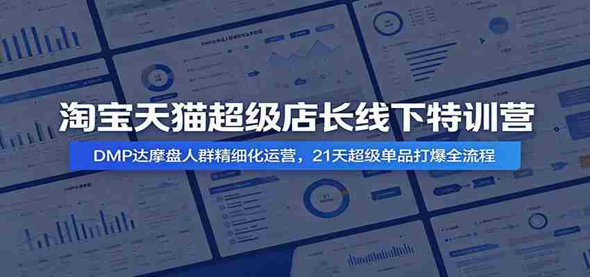 淘宝天猫超级店长线下特训营：DMP达摩盘人群精细化运营，21天超级单品打爆全流程-任任的小木屋 - 热点知汇