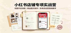 小红书店铺专项实战营:完整开店流程,商品图文制作,多类目运营落地教学-任任的小木屋 - 热点知汇