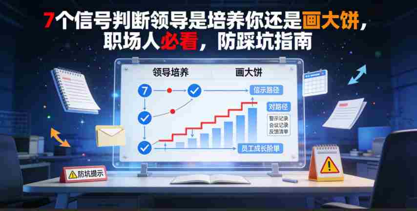 付费文章：7个信号判断领导是培养你还是画大饼，职场人必看，防踩坑指南-任任的小木屋 - 热点知汇