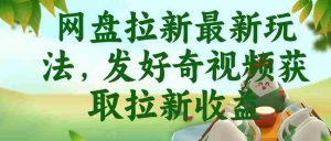 网盘拉新最新玩法，发好奇视频获取拉新收益，抖音收藏家玩法-任任的小木屋 - 热点知汇