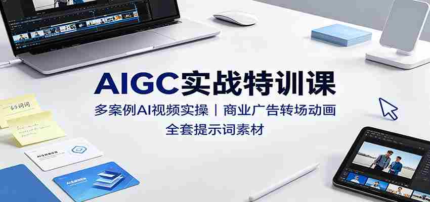 AIGC实战特训课：多案例AI视频实操，商业广告转场动画，全套提示词素材-任任的小木屋 - 热点知汇