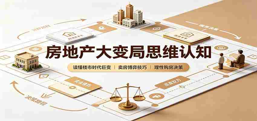 房地产大变局思维认知：读懂楼市时代巨变，卖房博弈技巧，理性购房决策-任任的小木屋 - 热点知汇