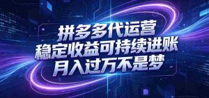 拼多多代运营，小白也能轻松月入过万，真实运营数据可查，全托管代运营-任任的小木屋 - 热点知汇