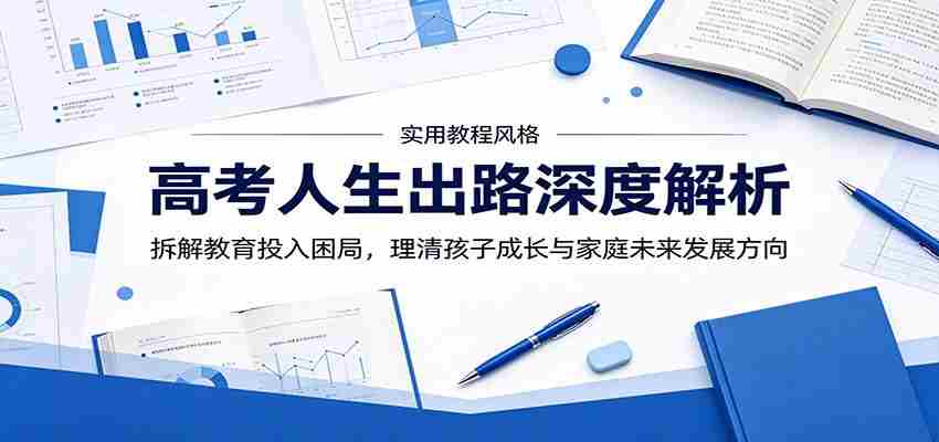 高考人生出路深度解析：拆解教育投入困局，理清孩子成长与家庭未来发展方向-任任的小木屋 - 热点知汇