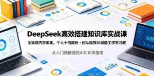 DeepSeek高效搭建知识库实战课,全渠道内容采集,个人十倍成长・团队提效,AI赋能工作学习-任任的小木屋 - 热点知汇
