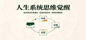 人生系统思维觉醒：跳出事后补救模式，改造环境条件，降低犯错概率-任任的小木屋 - 热点知汇