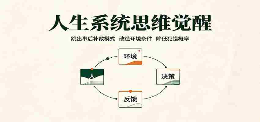 人生系统思维觉醒：跳出事后补救模式，改造环境条件，降低犯错概率-任任的小木屋 - 热点知汇