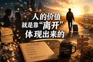 付费文章：人的价值就是靠“离开”体现出来的-任任的小木屋 - 热点知汇