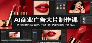 AI商业广告大片制作课：结合即梦2.0与剪映，打造口红TVC品牌级广告作品-任任的小木屋 - 热点知汇
