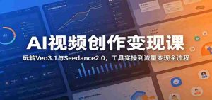 AI视频创作变现课：玩转Veo3.1与Seedance2.0，工具实操到流量变现全流程-任任的小木屋 - 热点知汇