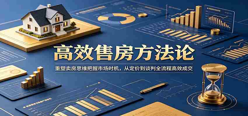 高效售房方法论：重塑卖房思维把握市场时机，从定价到谈判全流程高效成交-任任的小木屋 - 热点知汇