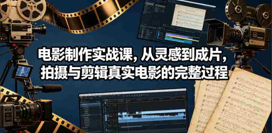 电影制作实战课，从灵感到成片，拍摄与剪辑真实电影的完整过程【原创双语字幕】-任任的小木屋 - 热点知汇