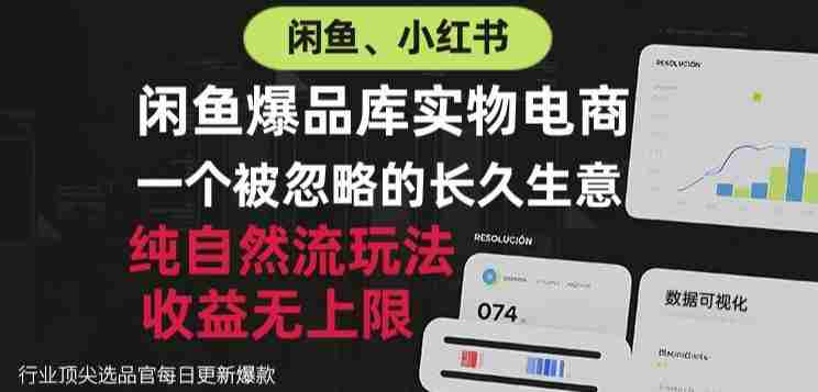 闲鱼小红书实物电商，纯自然流玩法，一个被忽略的长久生意，收益无上限【揭秘】-任任的小木屋 - 热点知汇