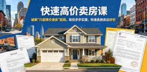 快速高价卖房课,破解“只能降价速卖”困局,助你步步实操,快速卖房卖出好价(更新2026)-任任的小木屋 - 热点知汇