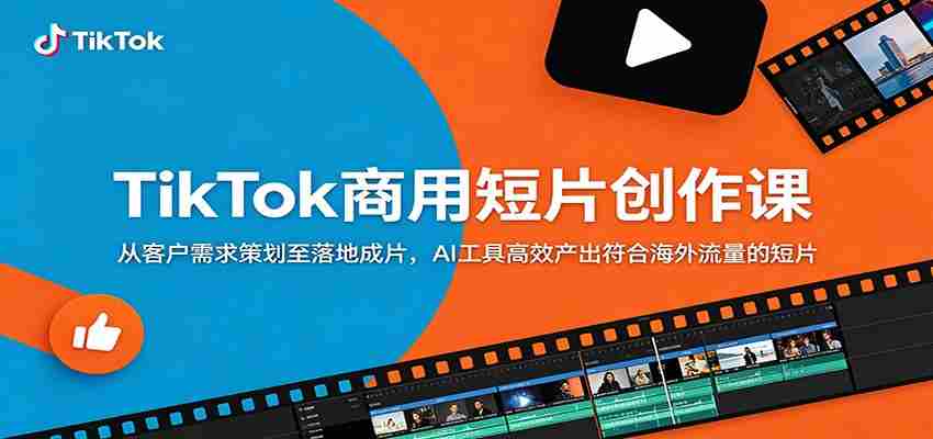 TikTok商用短片创作课：从客户需求策划至落地成片，AI工具高效产出符合海外流量的短片-任任的小木屋 - 热点知汇