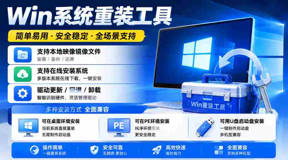 Win系统重装工具，支持本地映像镜像文件安装备份，简单易用-安全稳定-全场景支持-任任的小木屋 - 热点知汇