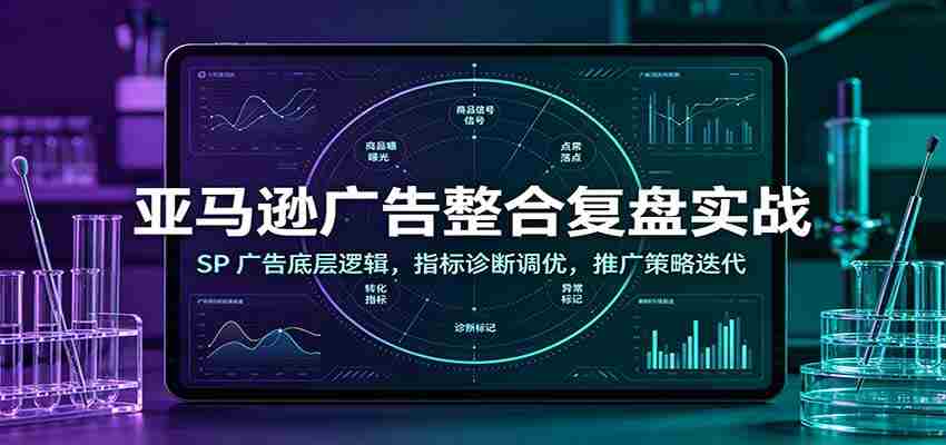 亚马逊广告整合复盘实战:SP广告底层逻辑,指标诊断调优,推广策略迭代-任任的小木屋 - 热点知汇