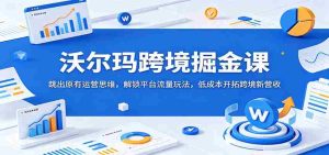 沃尔玛跨境掘金课:跳出原有运营思维,解锁平台流量玩法,低成本开拓跨境新营收-任任的小木屋 - 热点知汇