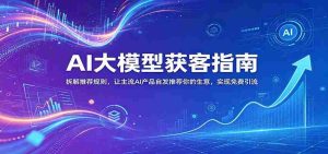 AI大模型获客指南：拆解推荐规则，让主流AI产品自发推荐你的生意 ，实现免费引流-任任的小木屋 - 热点知汇