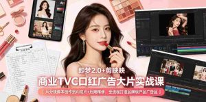 即梦2.0+剪映商业TVC口红广告大片实战课|从分镜脚本创作到AI成片+后期精修,全流程打造品牌级产品广告-任任的小木屋 - 热点知汇
