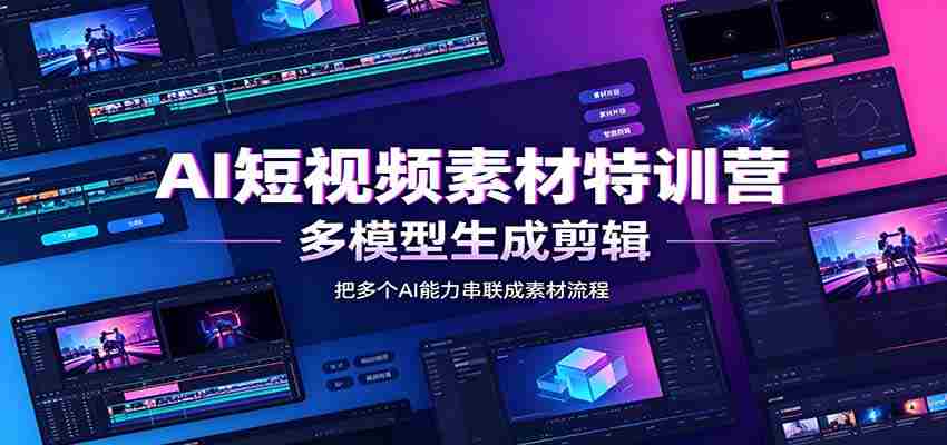AI短视频素材特训营：Codex本地部署实操，多模型生成剪辑，爆量素材挖掘教学-任任的小木屋 - 热点知汇