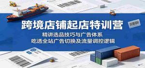 跨境店铺起店特训营:精讲选品技巧与广告体系,吃透全站广告切换及流量调控逻辑-任任的小木屋 - 热点知汇