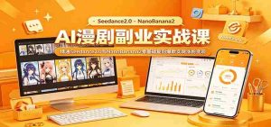 AI漫剧副业实战：Seedance2.0与NanoBanana2零基础复刻爆款实现涨粉变现-任任的小木屋 - 热点知汇