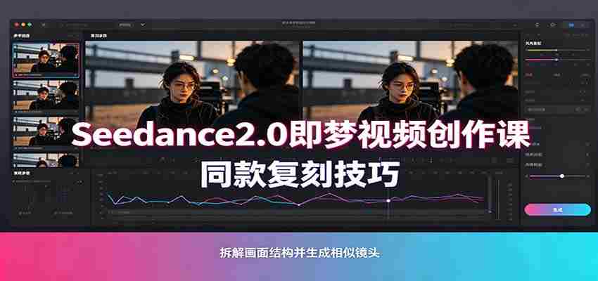 Seedance2.0即梦视频创作课：剧本式视频制作，同款复刻技巧，多行业案例落地教学-任任的小木屋 - 热点知汇