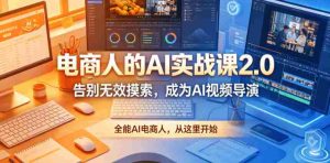 电商人的AI实战课2.0，告别无效摸索，成为AI视频导演，全能AI电商人，从这里开始-任任的小木屋 - 热点知汇