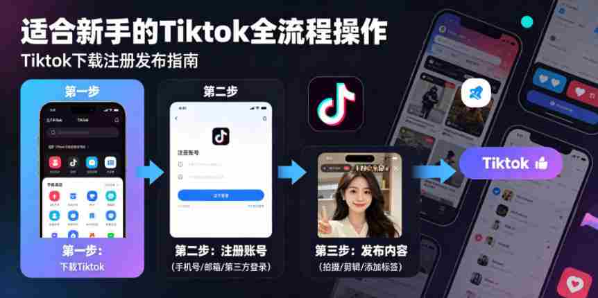 Tiktok下载注册发布，适合新手的Tiktok全流程操作-任任的小木屋 - 热点知汇