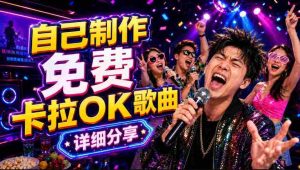 零基础AI制作免费卡拉OK视频教程，从歌曲生成、音轨分离到字幕制作、视频导出，手把手教学-任任的小木屋 - 热点知汇