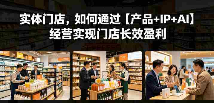 实体门店，如何通过【产品+IP+AI】经营实现门店长效盈利-任任的小木屋 - 热点知汇