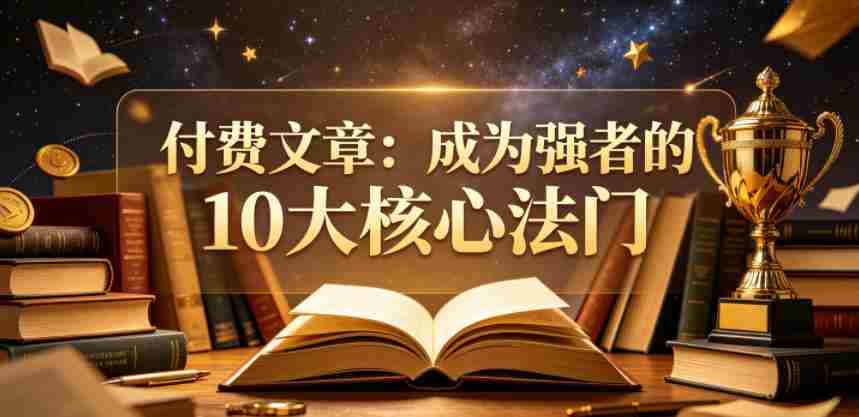 付费文章：成为强者的10大核心法门-任任的小木屋 - 热点知汇