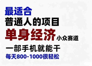 身经济小众赛道,一部手机就能干,每天搞个800-1000很轻松,最适合普通人的项目【揭秘】-任任的小木屋 - 热点知汇