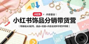 小红书饰品分销带货营｜零基础从0起号，选品+流量+内容全闭环手把手带教（更新0527）-任任的小木屋 - 热点知汇