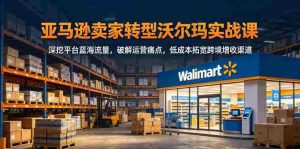 亚马逊卖家转型沃尔玛实战课,深挖平台蓝海流量,破解运营痛点,低成本拓宽跨境增收渠道-任任的小木屋 - 热点知汇