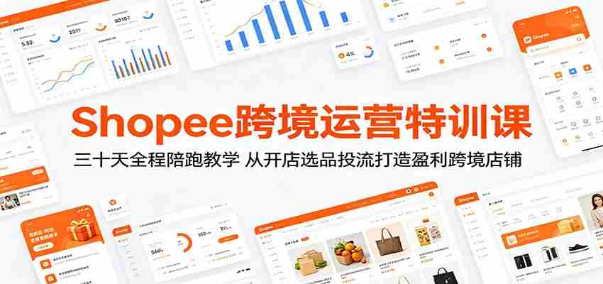 Shopee跨境运营特训课：三十天全程陪跑教学，从开店选品投流打造盈利跨境店铺-任任的小木屋 - 热点知汇