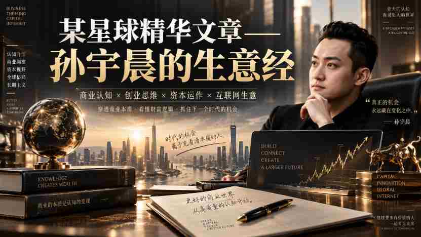 某星球精华文章——孙宇晨的生意经-任任的小木屋 - 热点知汇