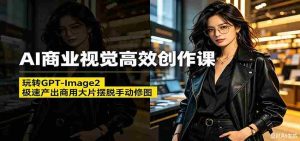 AI商业视觉高效创作课:玩转GPT-Image2,极速产出商用大片摆脱手动修图-任任的小木屋 - 热点知汇