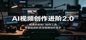 AI视频创作进阶2.0：精通多款热门创作工具，零基础进阶资深视频创作高手-任任的小木屋 - 热点知汇