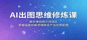 AI出图思维修炼课：摒弃堆砌提示词误区，掌握画面拆解逻辑稳定产出优质配图-任任的小木屋 - 热点知汇