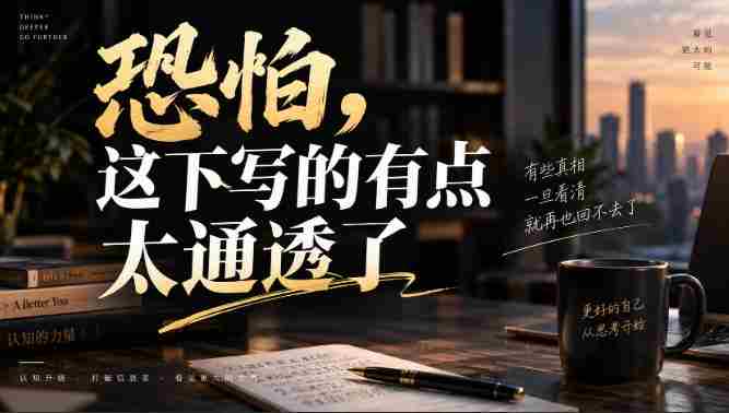 灏泽叔最新付费文章：恐怕，这下写的有点太通透了-任任的小木屋 - 热点知汇
