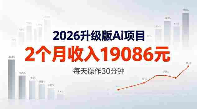 2026升级版Ai任务,2个月收入19086米,熟练后每天操作30分钟!【揭秘】-任任的小木屋 - 热点知汇