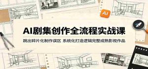 AI剧集创作全流程实战课:跳出碎片化制作误区,系统化打造逻辑完整成熟影视作品-任任的小木屋 - 热点知汇