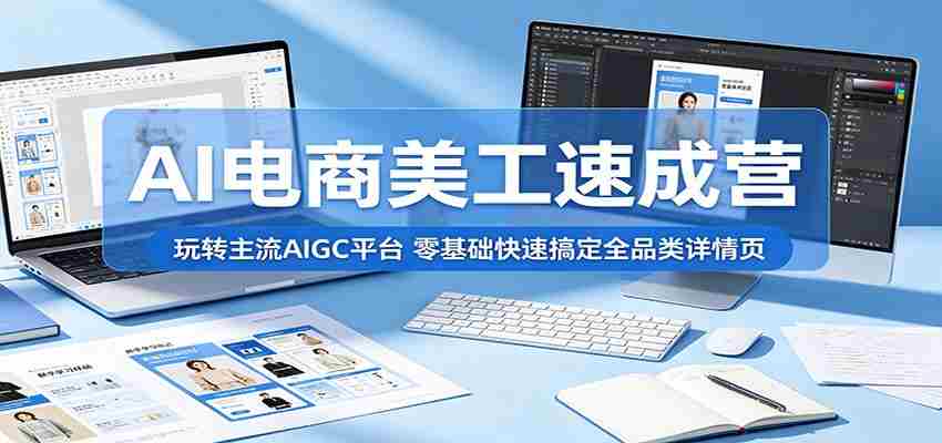 AI电商美工速成营：玩转主流AIGC平台，零基础快速搞定全品类详情页-任任的小木屋 - 热点知汇