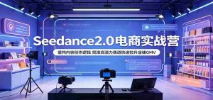 Seedance2.0电商实战营：重构内容创作逻辑，找准高潜力赛道快速拉升店铺GMV-任任的小木屋 - 热点知汇